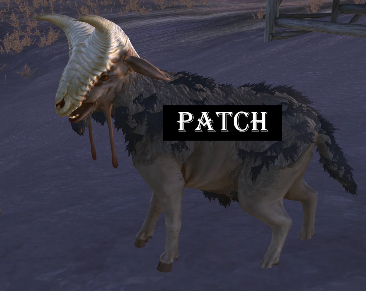 Goat is strong animal PATCH