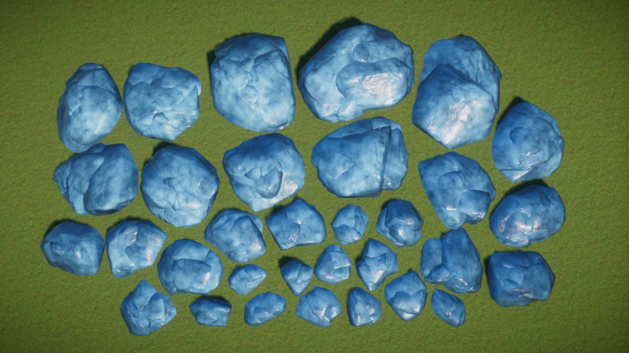 Rocks - Ice Clusters