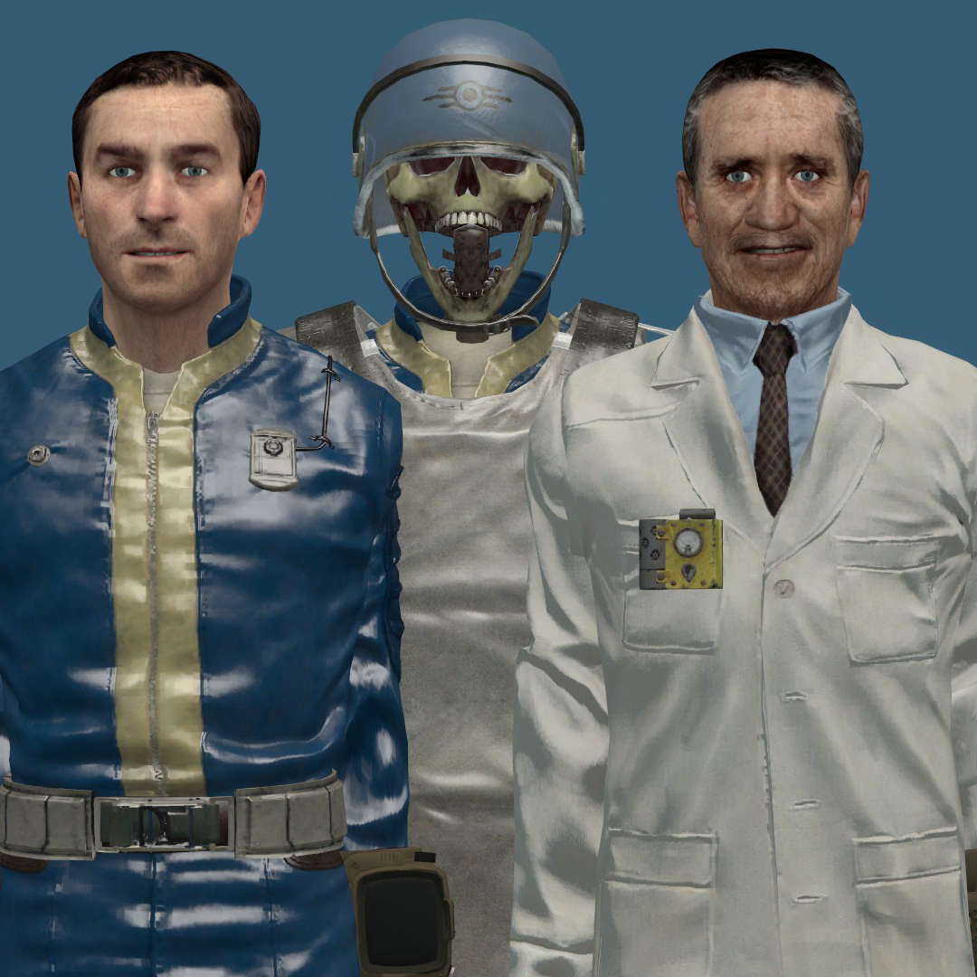 Vault Dwellers Part 3 [Playermodel + Ragdolls]