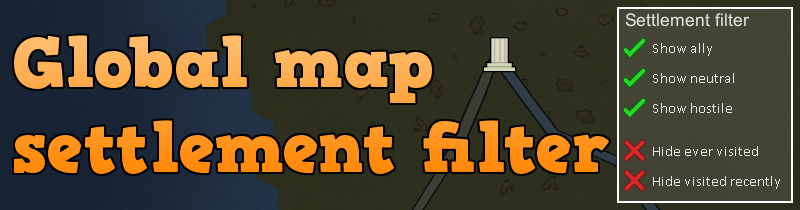 Global map settlement filter