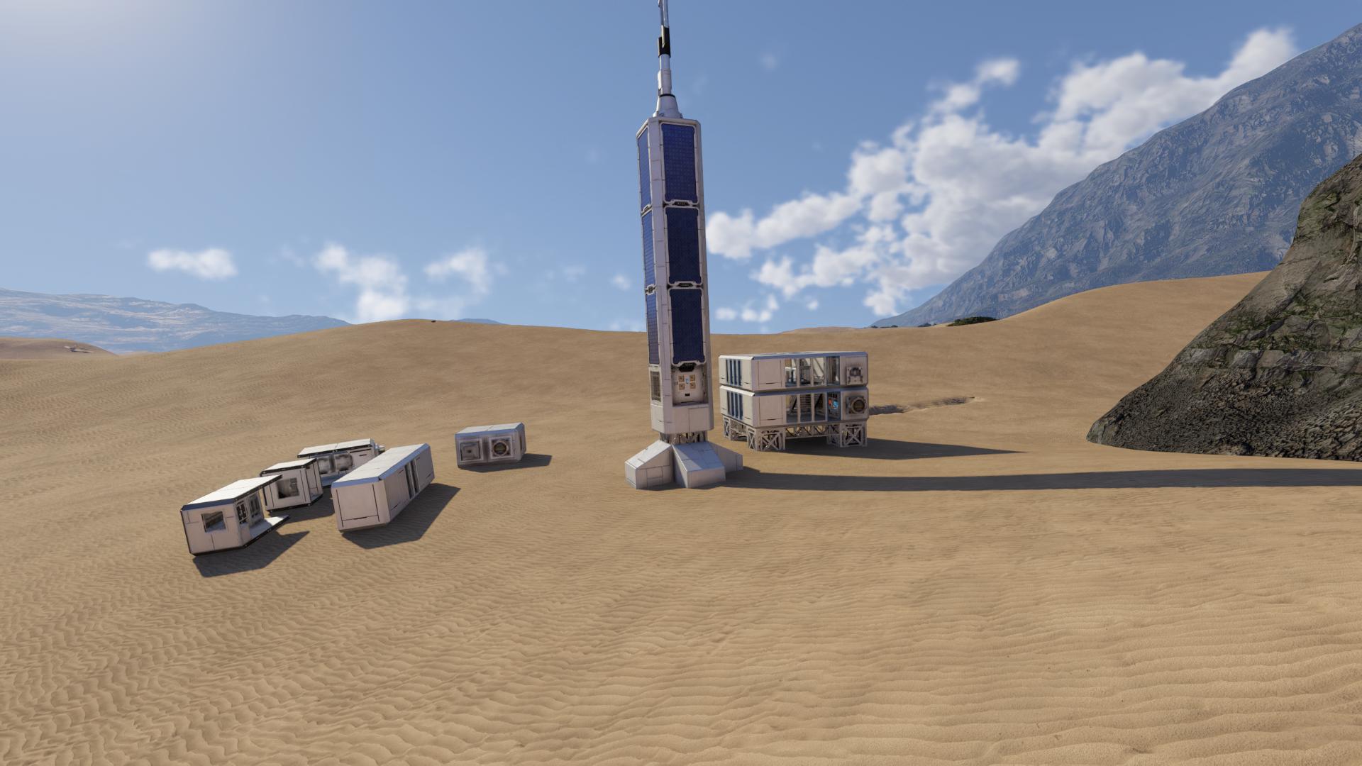 Outpost Power Tower (with medium Batterie) preview