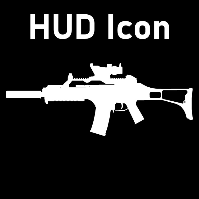 G36C Scope and Suppressor HUD Icon (SG552)