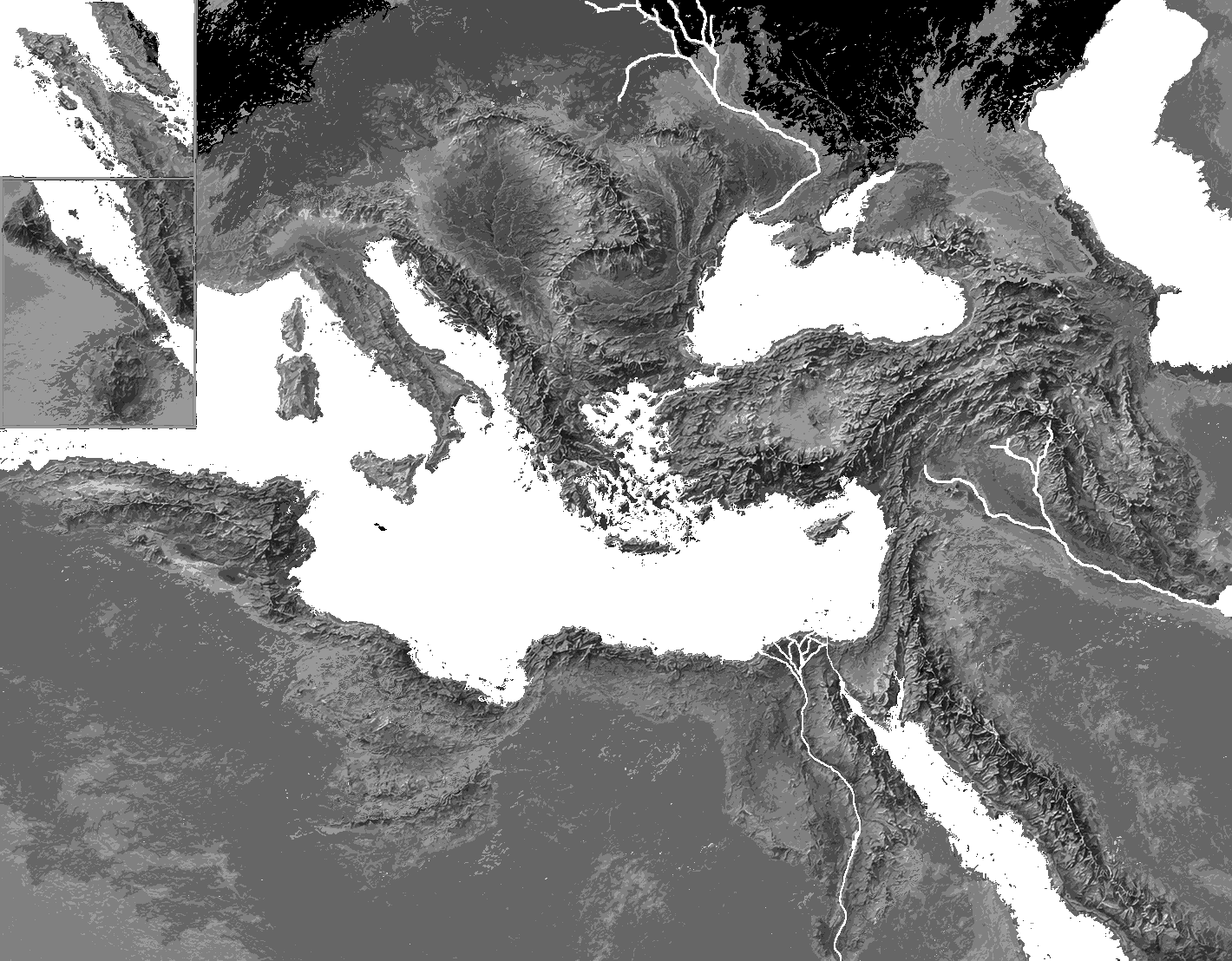 Ottoman Empire /Mediterranian Map preview