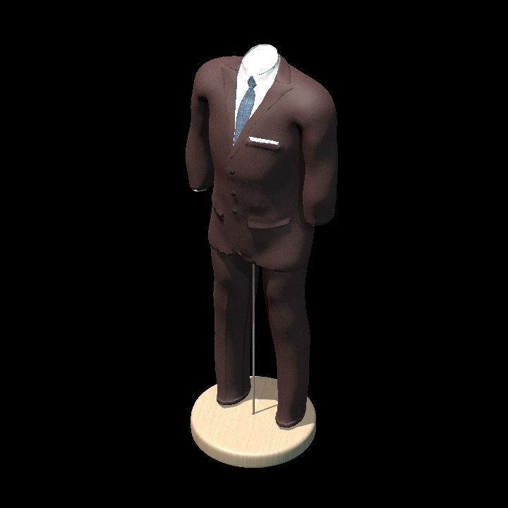 Suit on stand 11