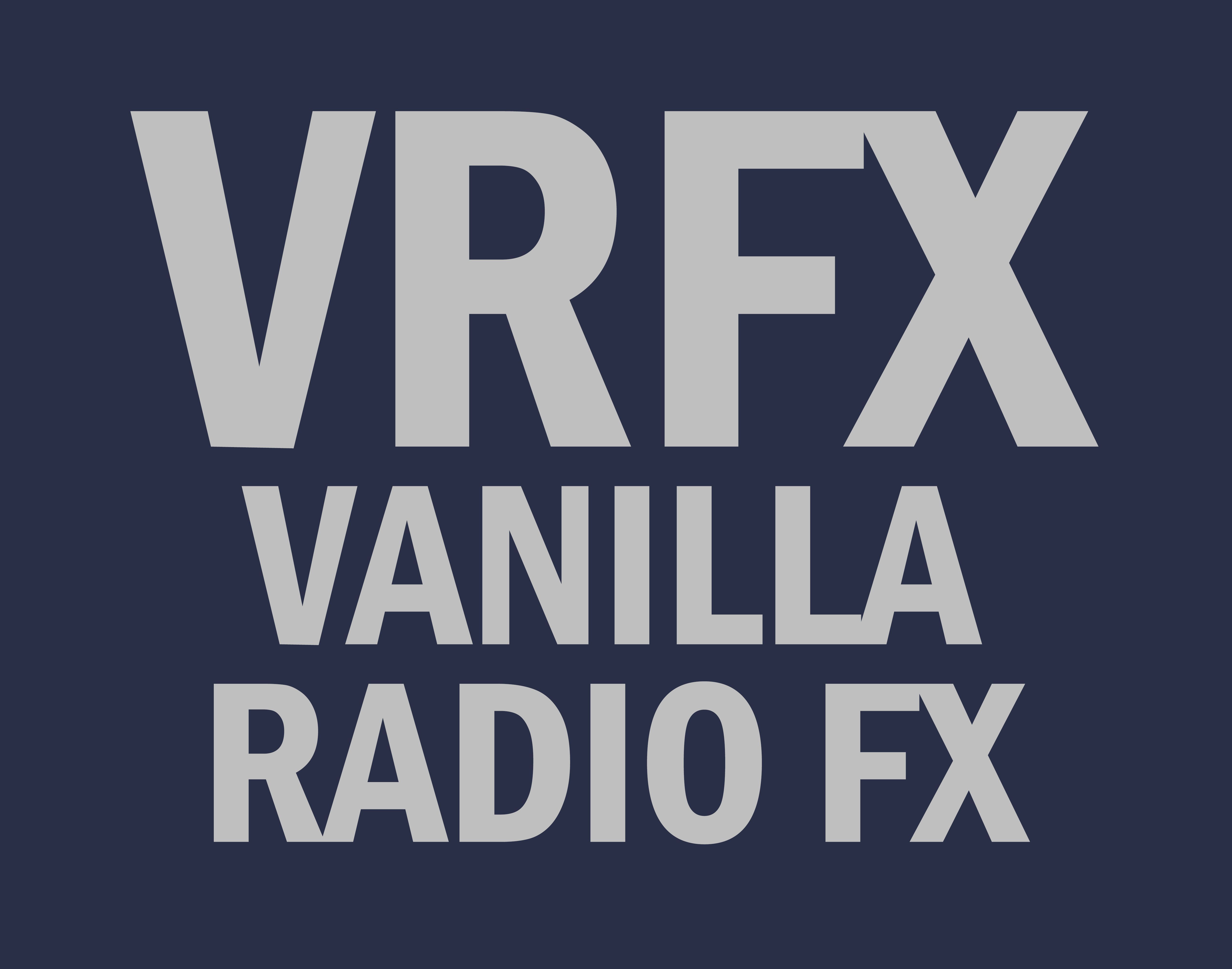 VRFX - Vanilla Radio FX