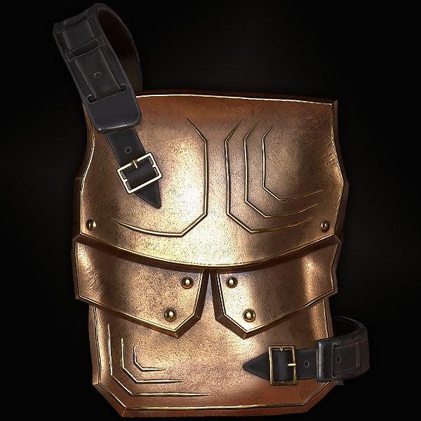 Guardian Metal Chest Plate (Cut)