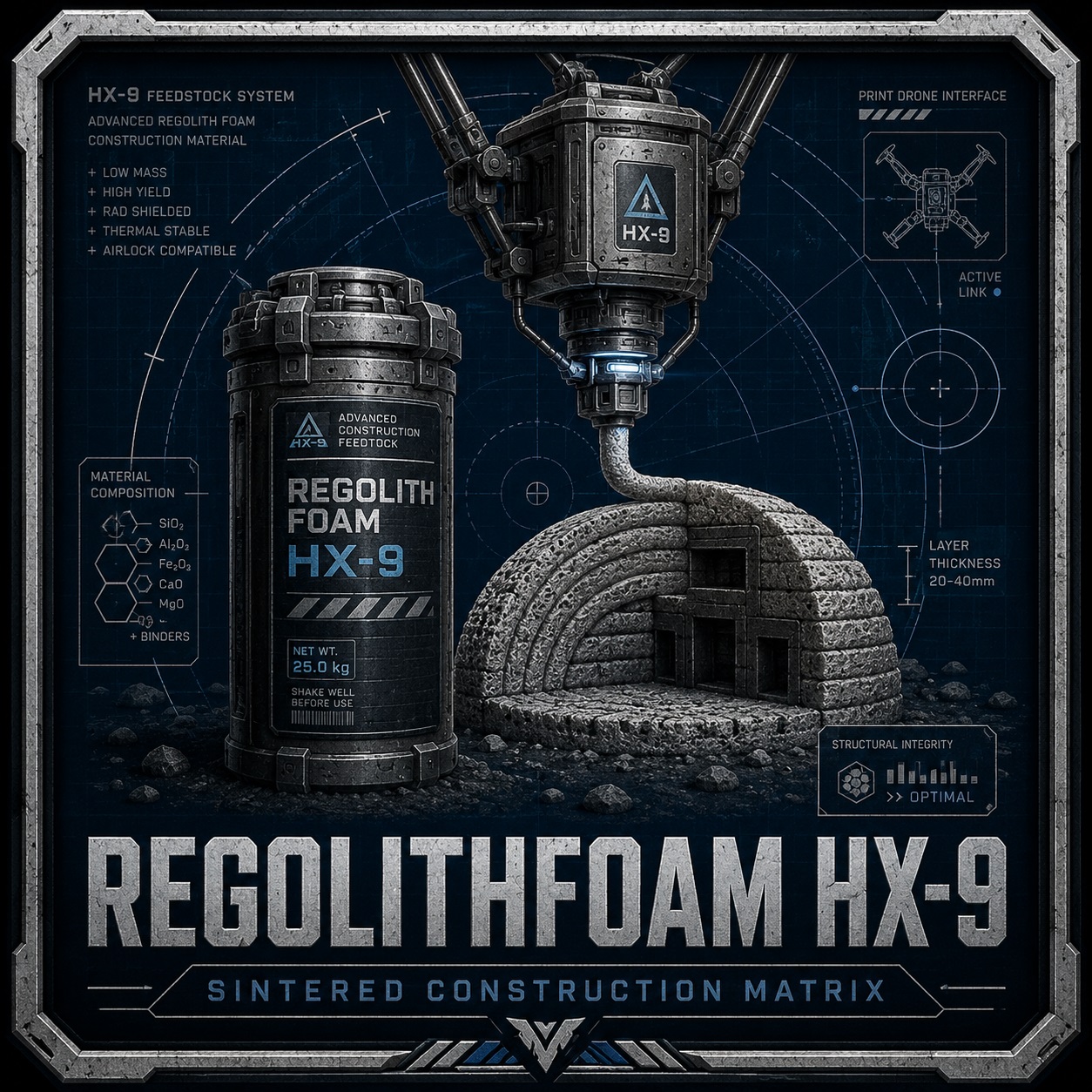 RegolithFoam HX-9