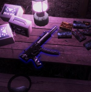 Max Payne's Cut Beta MP5 Silent SMG on l4d1 anims