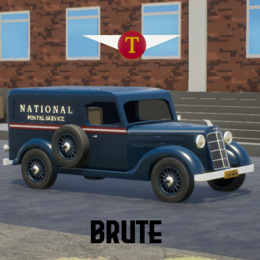 Troubadour brute van 1935 postal