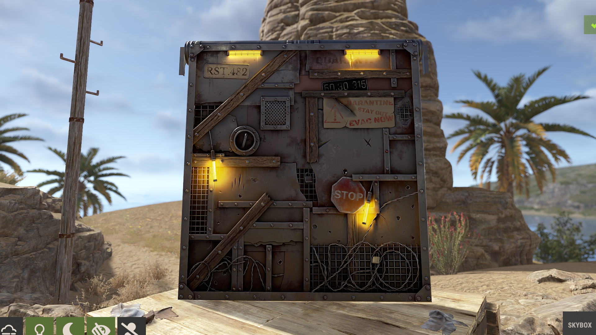 Welded Quarantine Garage Door thumbnail 3