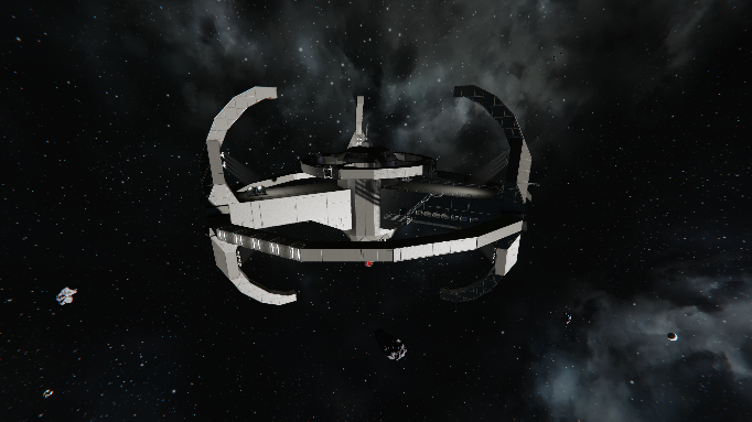 Mini DS9 Inspired by the Deep Space Nine station.