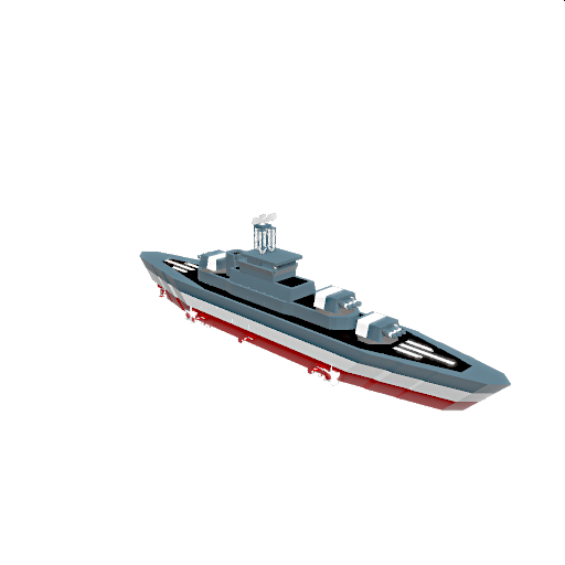 DS 16 (armor seat ver) small artillery warship