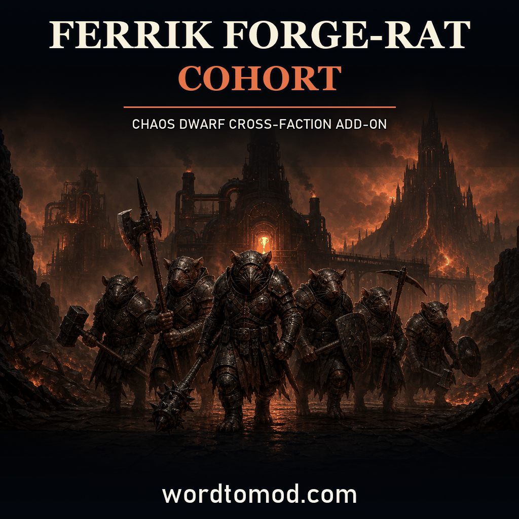 Ferrik Forge-Rat Cohort for Chaos Dwarfs