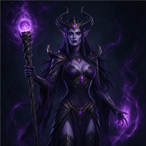 黑暗精灵巫术师 / Dark Elf Sorceress preview