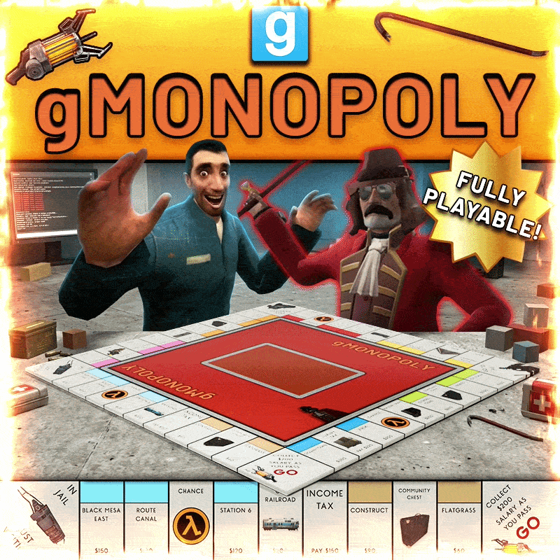 gMONOPOLY: A Fully Playable Half-Life 2 & GMod Edition!