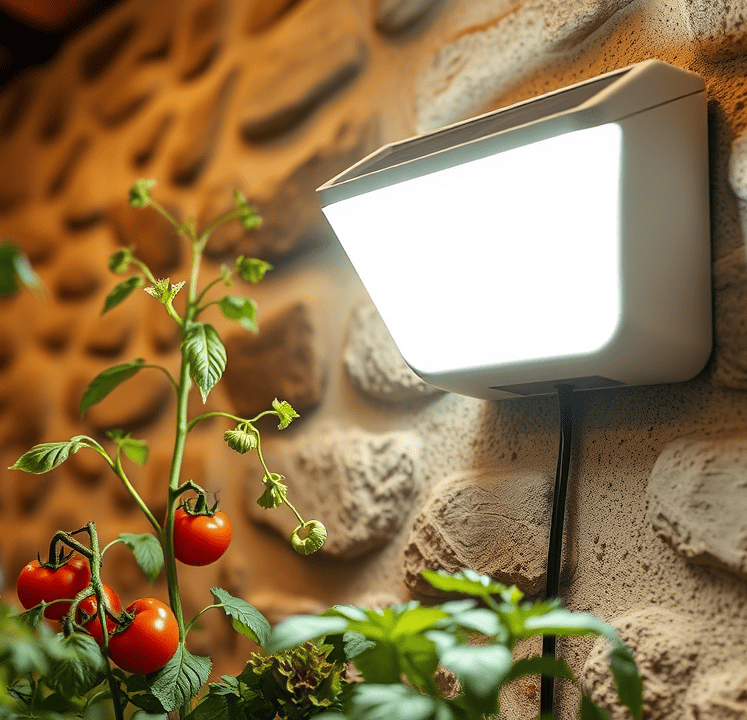 Solar wall lamp (with heating)