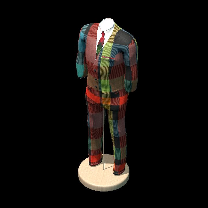 Suit on stand 2