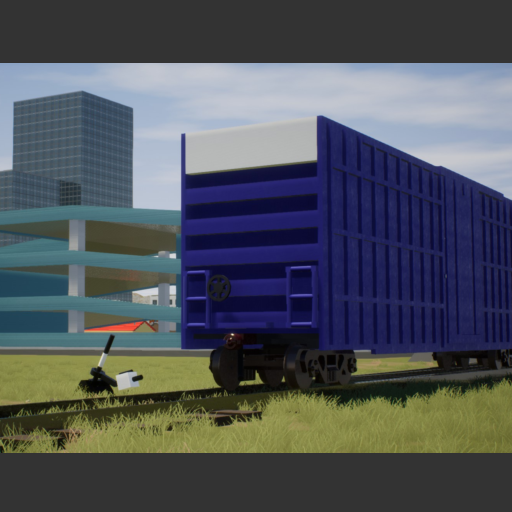 53' Silly Blue Hi-Cube Boxcar preview