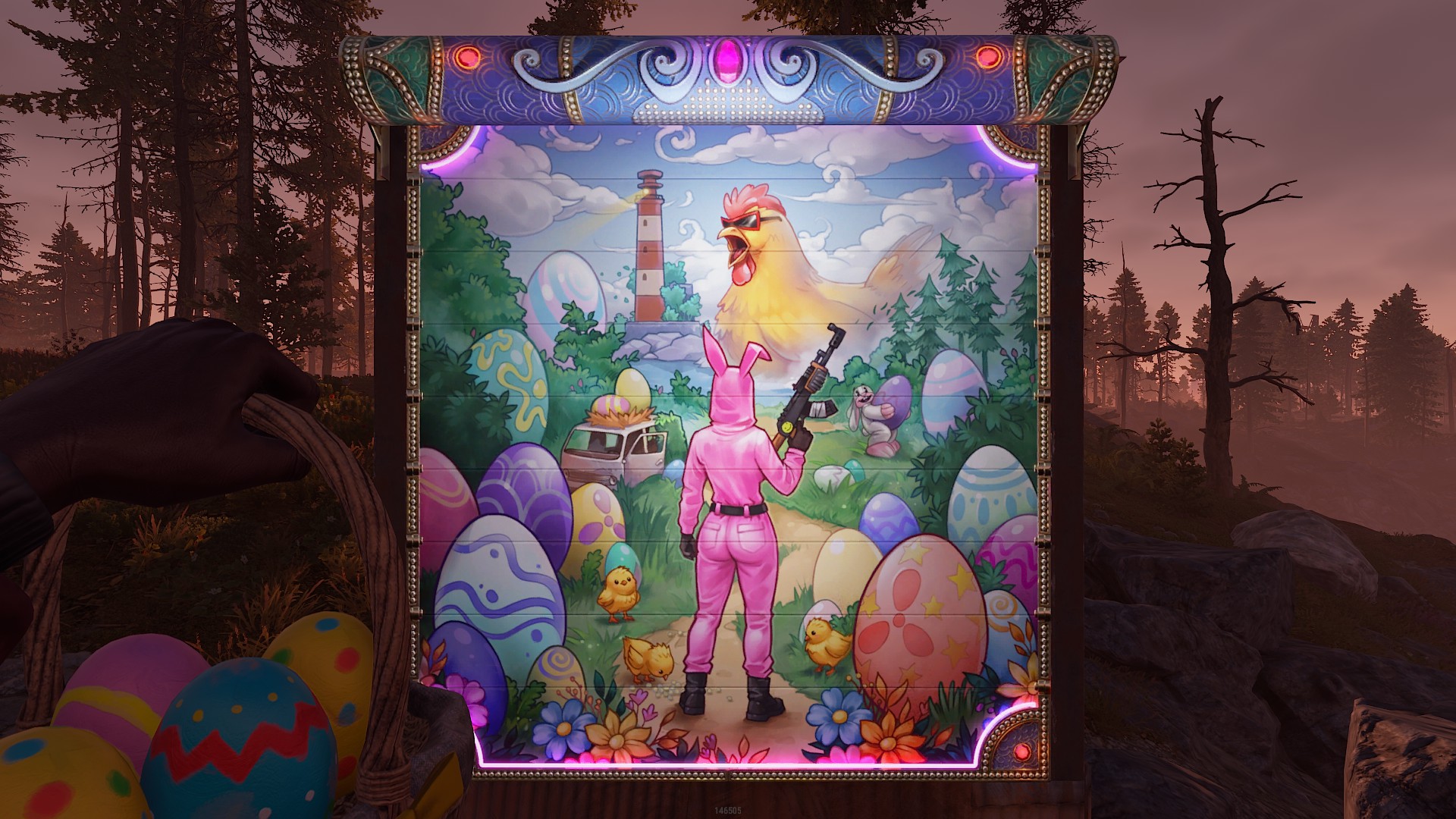 Easter Madness Garage Door thumbnail 6