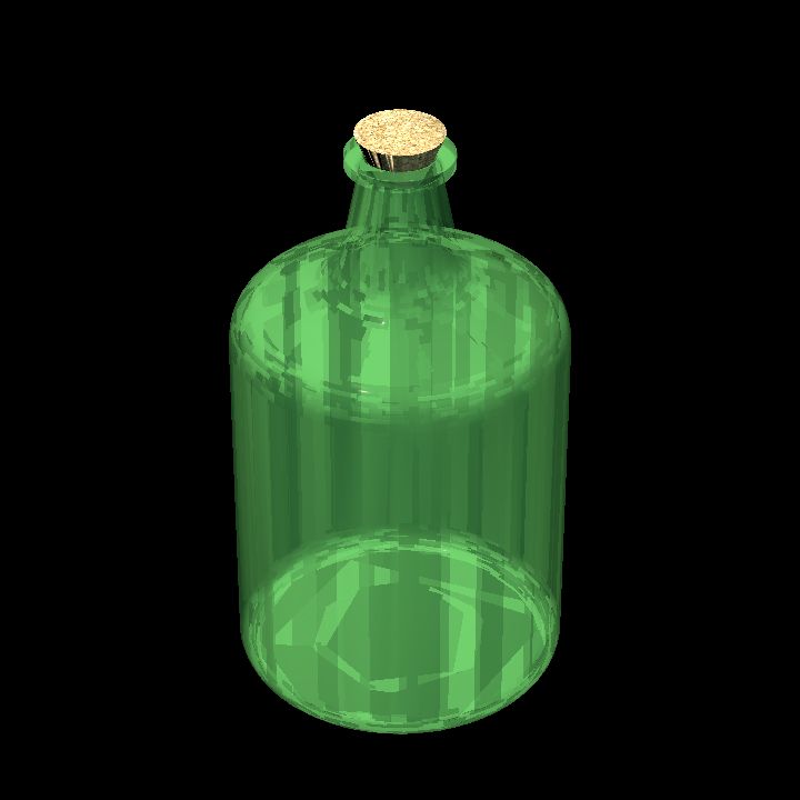 Empty glass jar 1