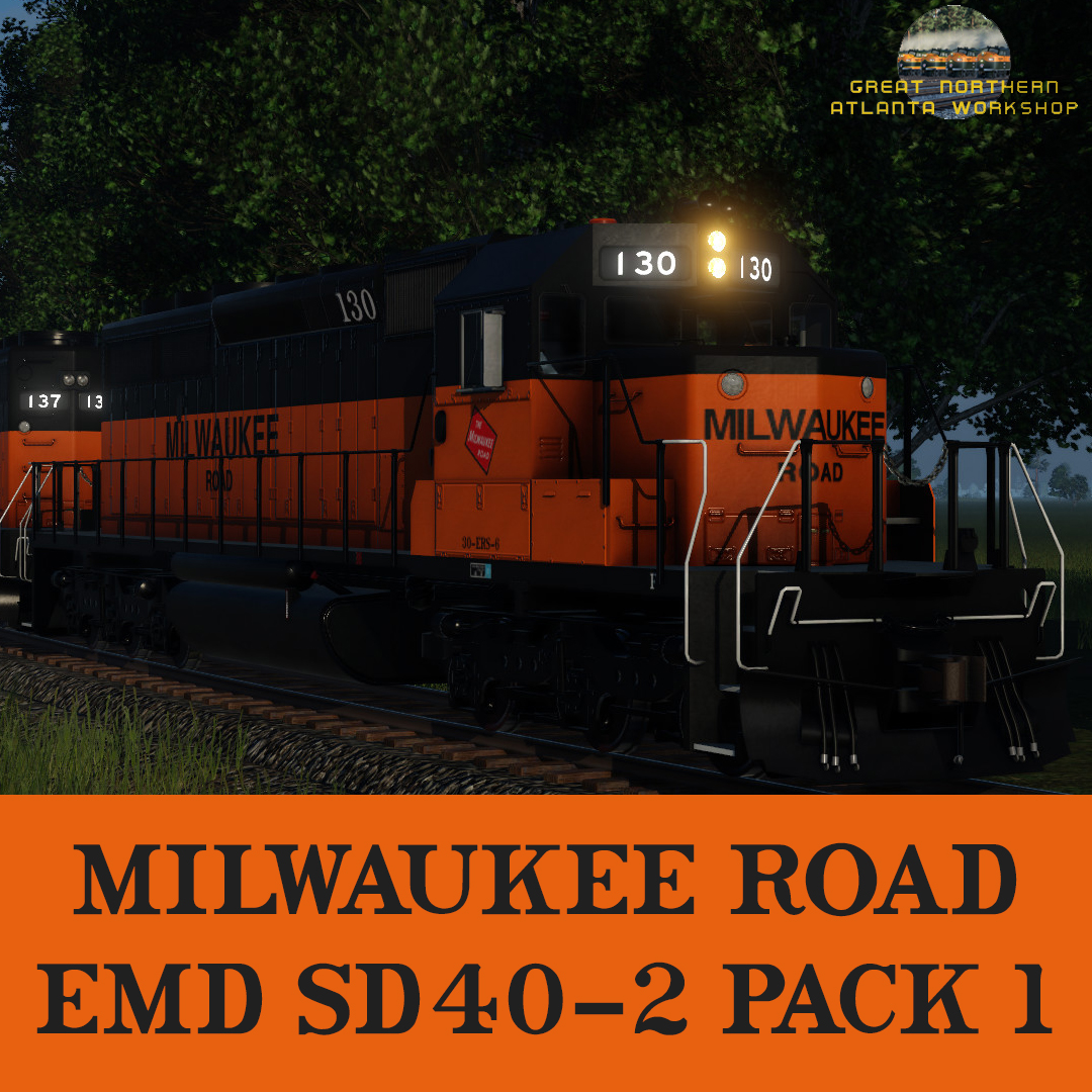 Milwaukee Road EMD SD40-2 Pack 1
