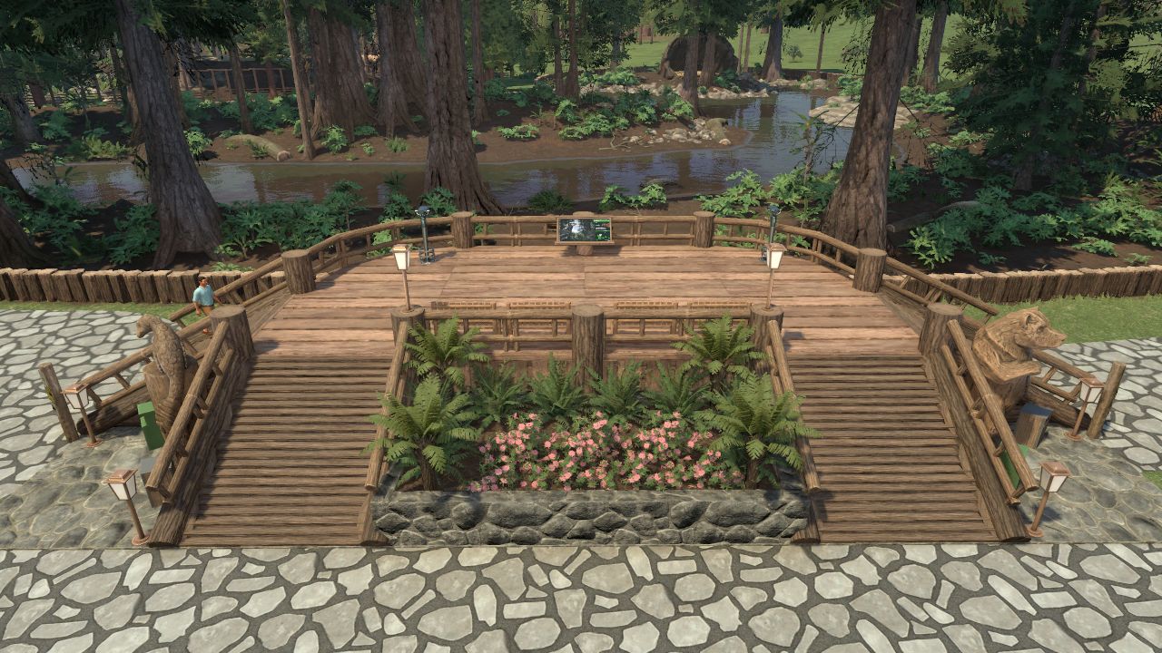 Rustic Viewing Platform Small