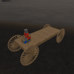 Realistic Full Wooden Car (Offroad Version)