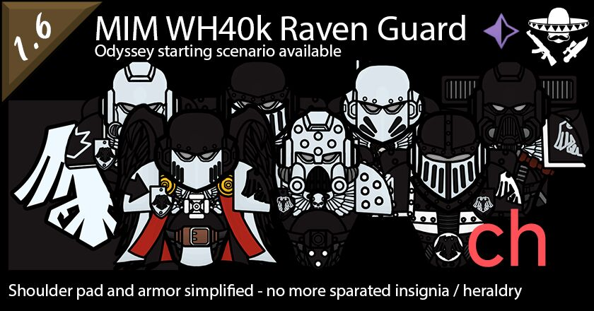 [ZH]MIM Warhammer 40k Raven Guard中文汉化