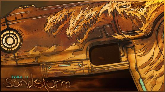 Zeus X27 :: Sandstorm (v.1) - cel-shading