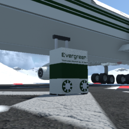 Suitcase for Softbody AIR LINER's (Evergreen Airlines)