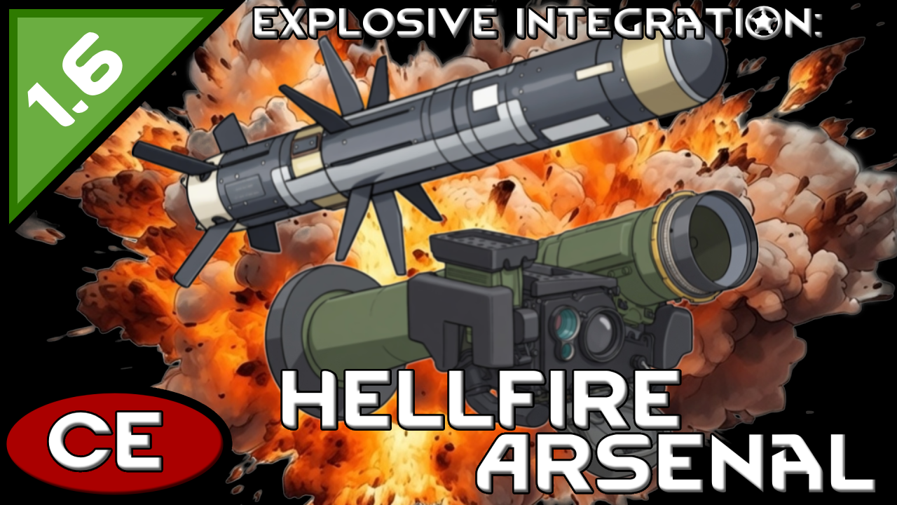 CE Explosive Integration: Hellfire Arsenal mod preview for RimWorld
