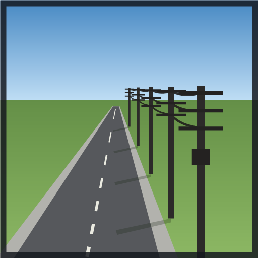 道路電柱自動設置モッド ／ Road Utility Poles