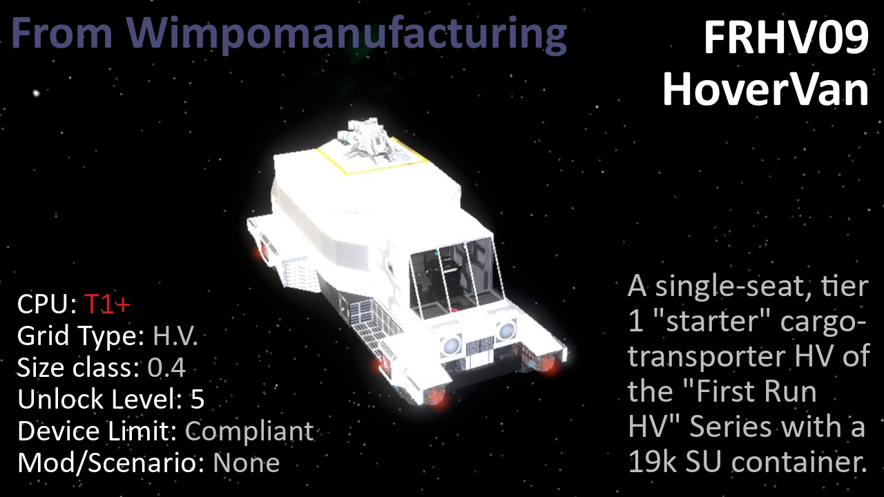 FRHV09 HoverVan preview