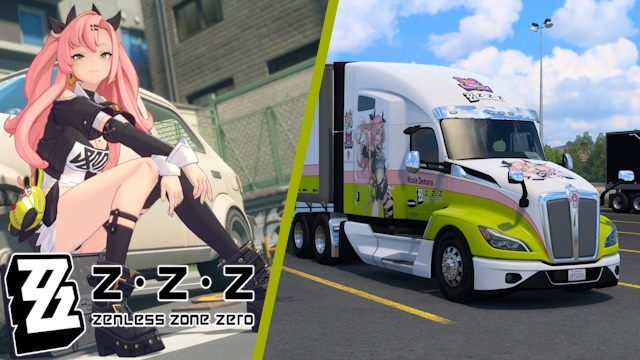 Kenworth T680 2022 Nicole Demara - Zenless Zone Zero [Combo Skin]