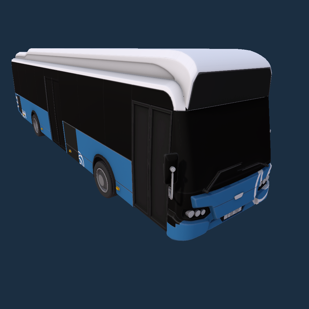 [Korea]Citea SLF-120 Electric 김해시내버스 일반 신도색 (Korea Gimhae Bus Color Blue)