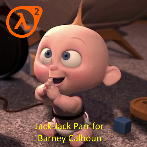 Jack-Jack Parr (The Incredibles) for Barney (HL2)