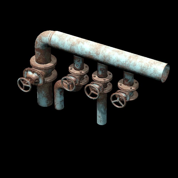 rusty pipe