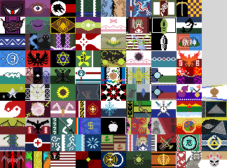 Touhou Character Flags