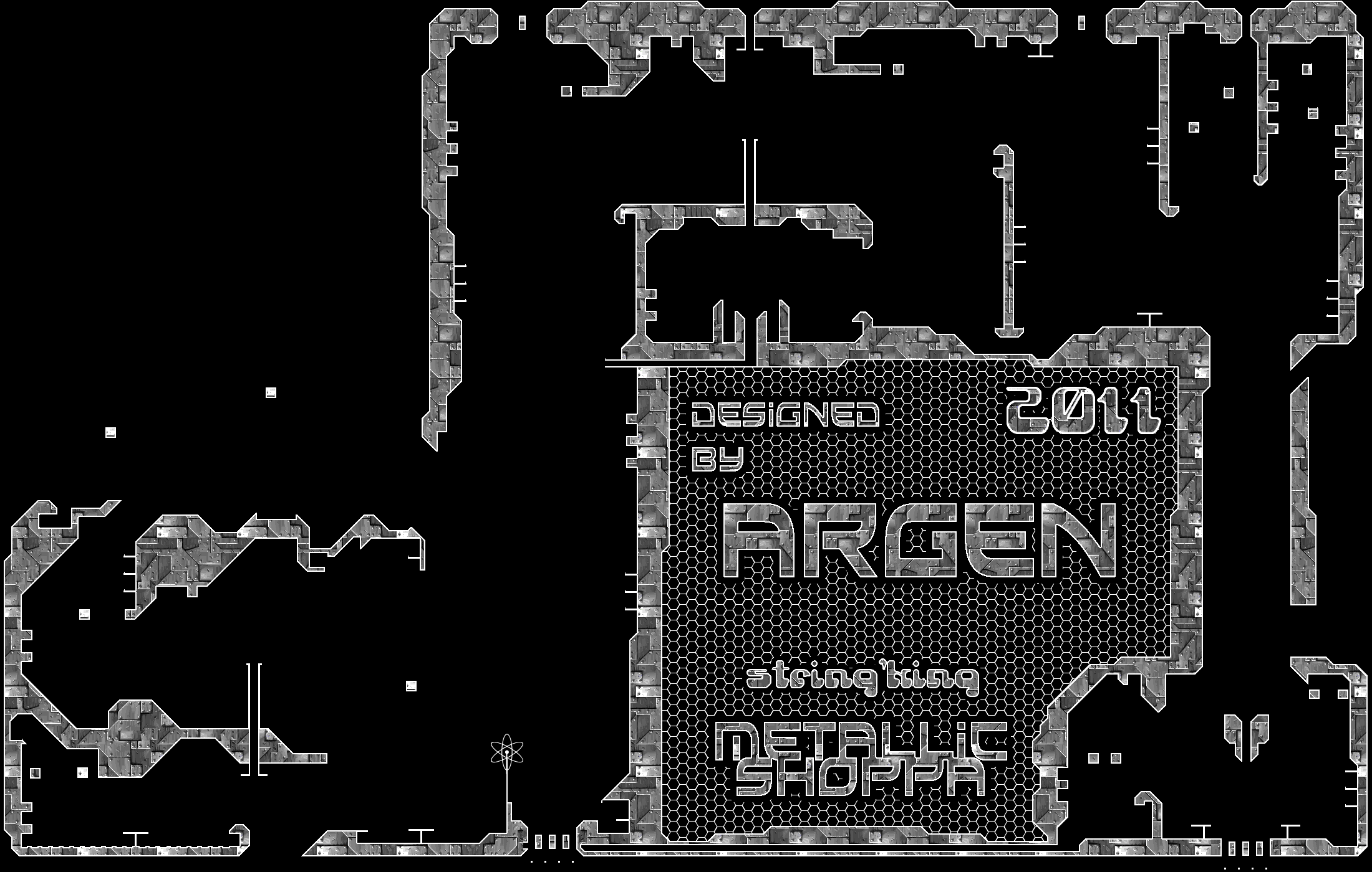 Shopper stringking Argen Upside Down Metallic