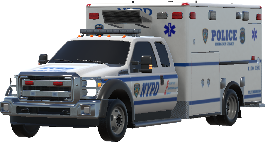 NYPD ESU Ambulance Unit 1100 preview