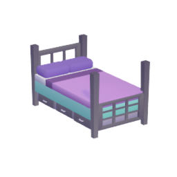 Lattice Storage Bed