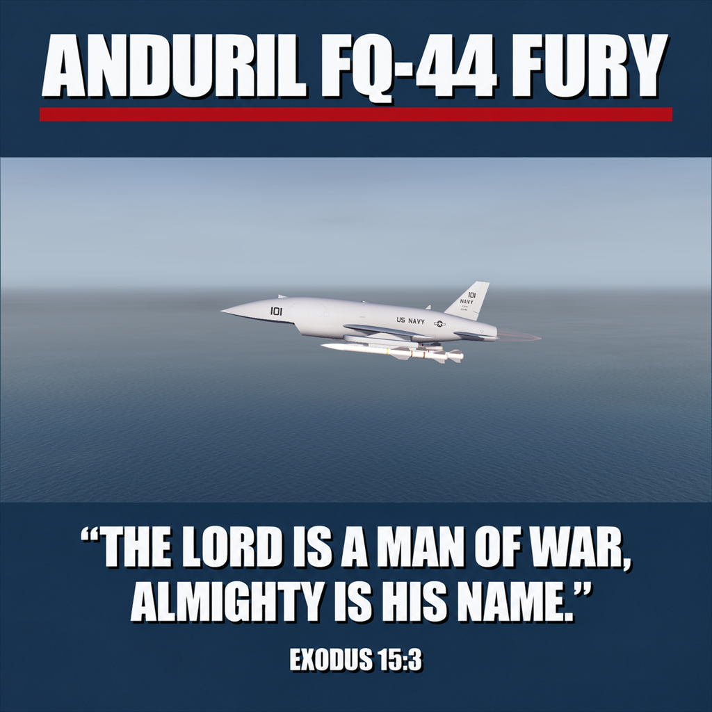 Anduril FQ-44 Fury US Navy Carrier Wingmen preview