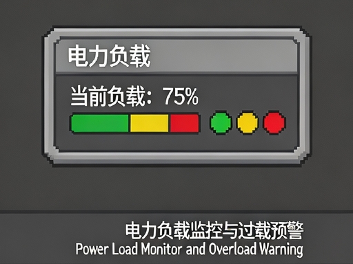 电力负载监控与过载预警 Power Load Monitor and Overload Warning mod preview for RimWorld