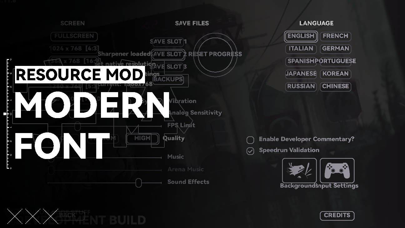 Modern Font