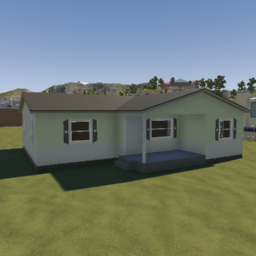 1950s 3 bedroom prefab house (unfurnished)