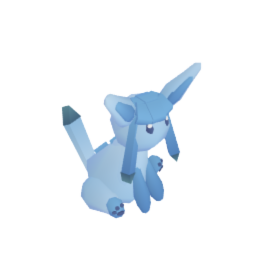 Glaceon Pokemon Plushie