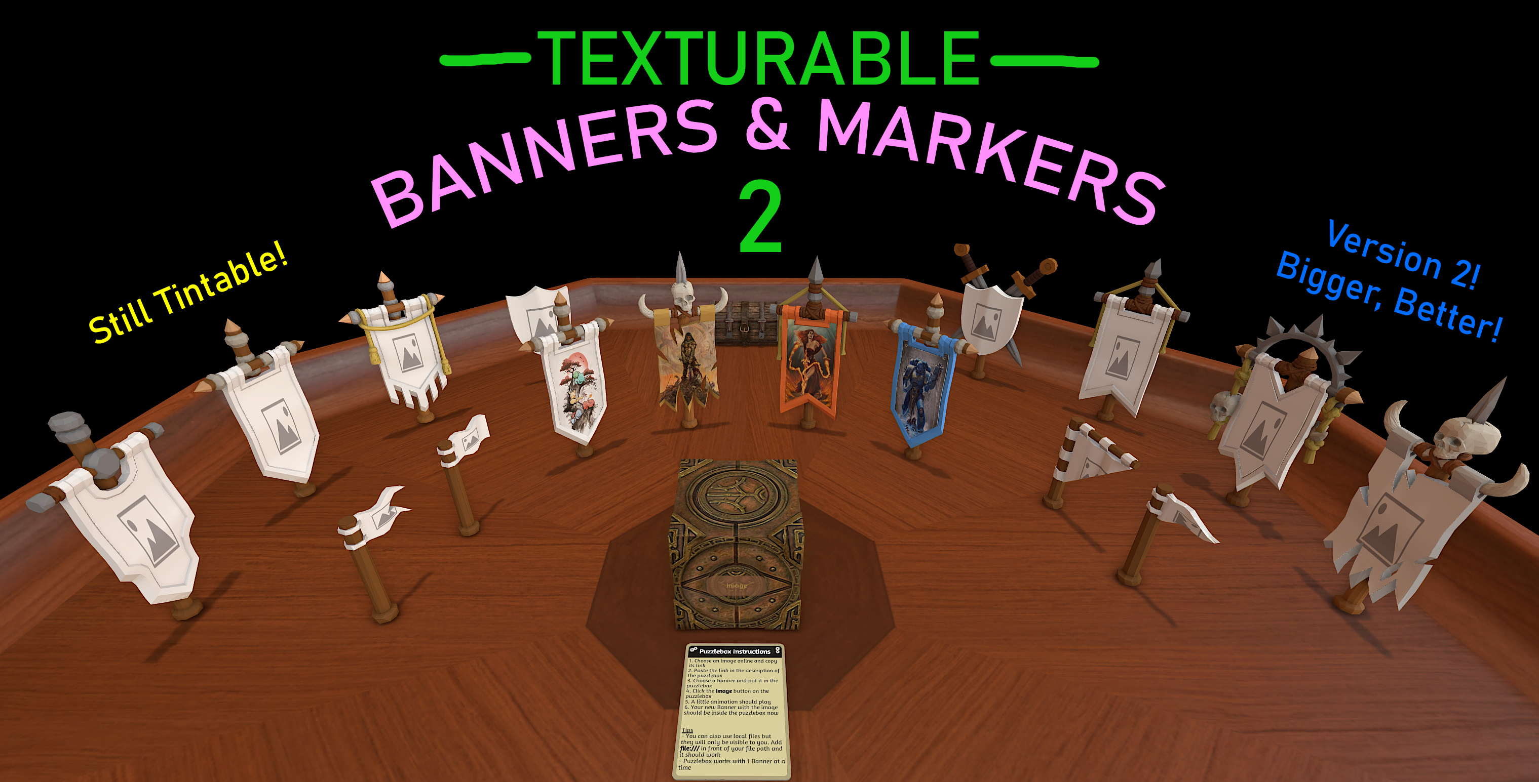 Banners, Markers 2! Now with Image support