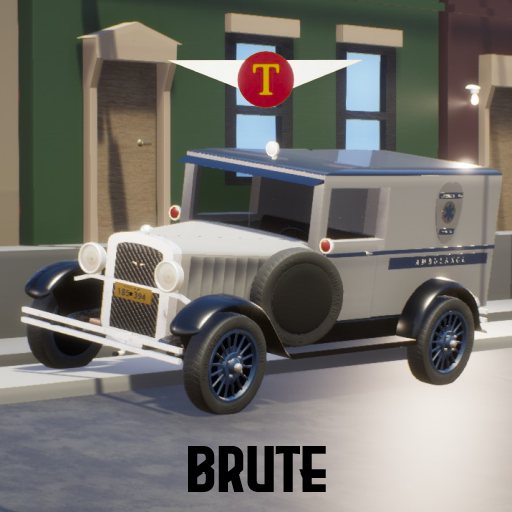 Troubadour brute van 1931 ambulance