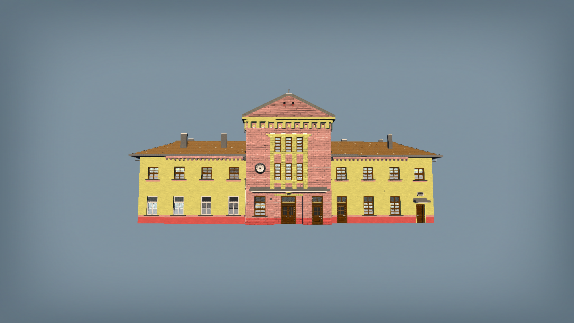 Large Train Station Building