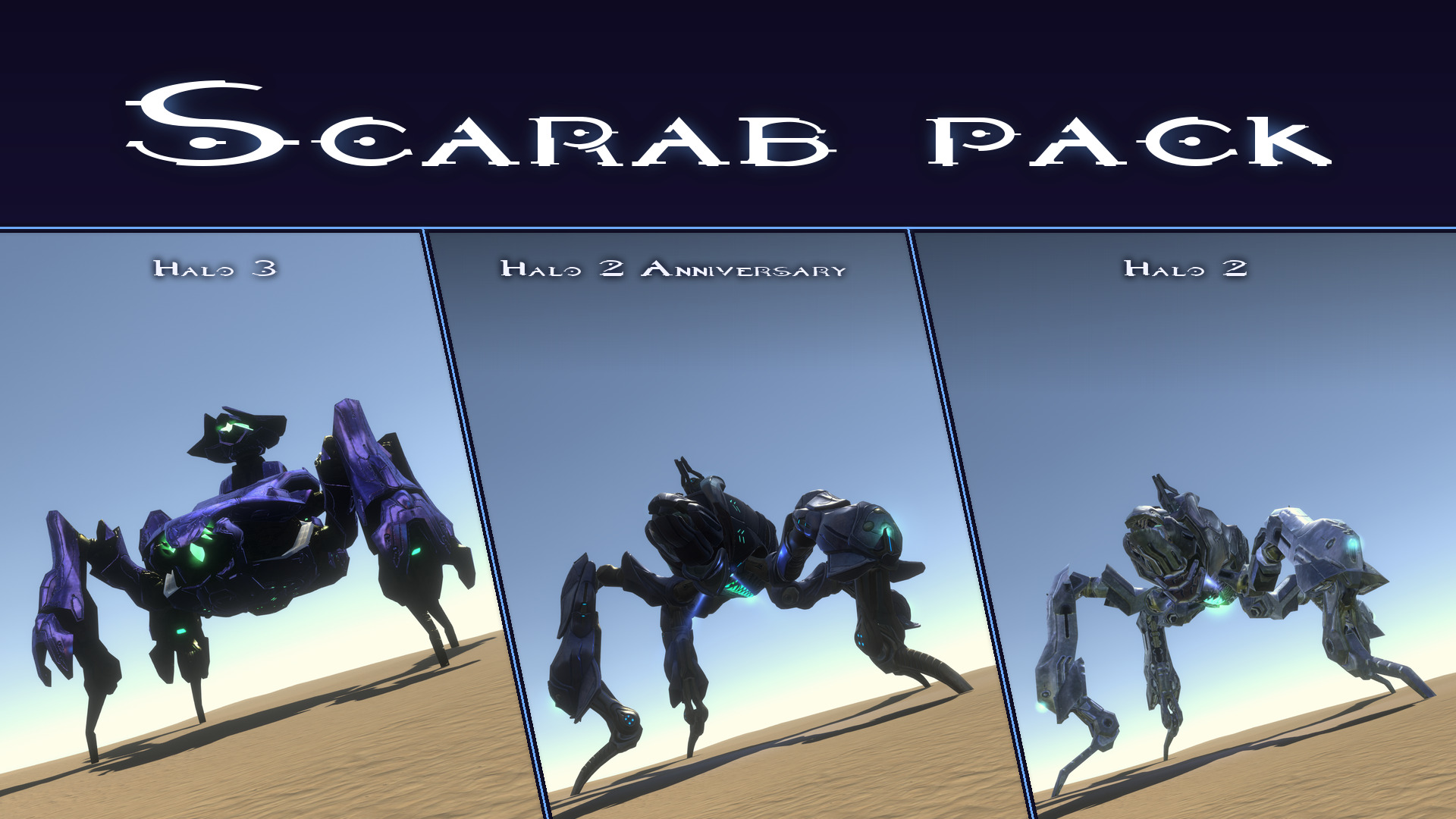 Halo Scarab Pack preview